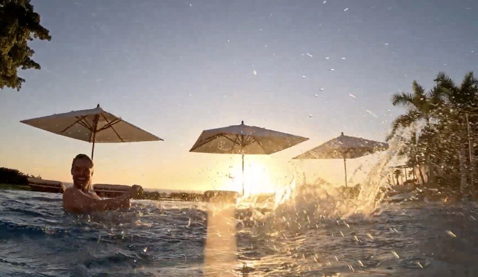 The Bucketlist Family swimming at Casa Familia