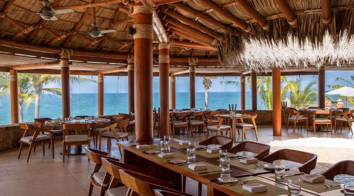 Kupuri Beach Club in Punta Mita, Mexico.