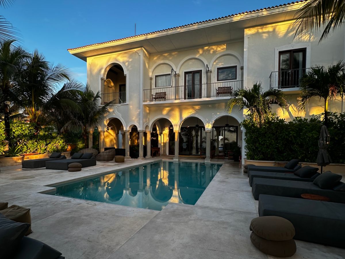 Luxury villa in Puerto Aventuras, Riviera Maya, featuring ocean views and elegant accommodations for Agave Villas Mexico team retreat