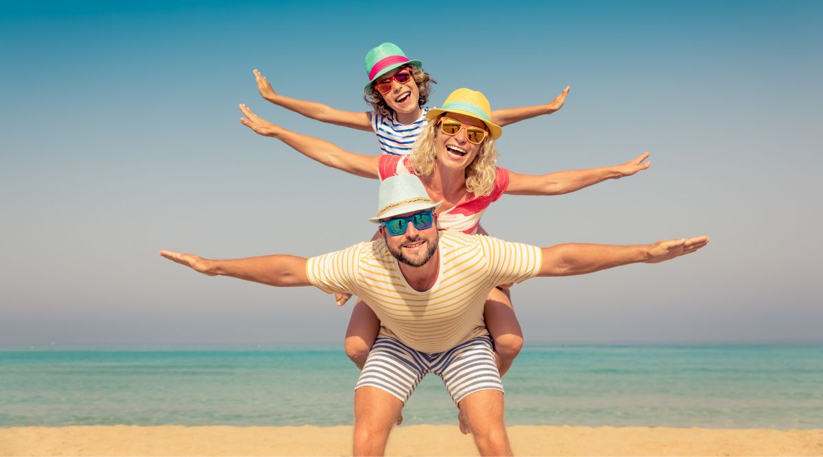 Happy family enjoying their Puerto Vallarta vacation itinerary together – Agave Villas.